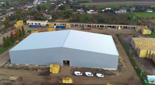 New Potato Warehouse built in 2020 – storage area 4032 sq.m., fully equipped with modern ventilation system and air conditioning devices from world-known Company of “Omnivent” to ultimately secure top quality of products stored.